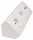 Steckdosenblock McPower Flair Aufbau, weiß, 2-fach Schutzkontakt + 2x USB