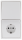 Schalter und Steckdosen Set McPower Shallow Tür 2-fach Profi 3-teilig, Klemmanschluss
