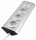Steckdosenblock McPower Premium Aufbau, Edelstahl, 3-fach Schutzkontakt + USB