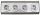 Steckdosenblock McPower Premium Edelstahl, 4-fach Schutzkontakt, 1,5m Kabel