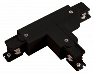SPS2 Stromschienen-Verbinder für Phasen-Schienensystem, T Links, schwarz